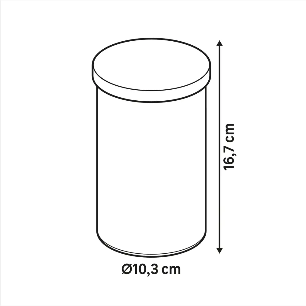 Банка Delinia 0.86 л стекло/сталь цвет прозрачный STLM-2027481 - Вид №4
