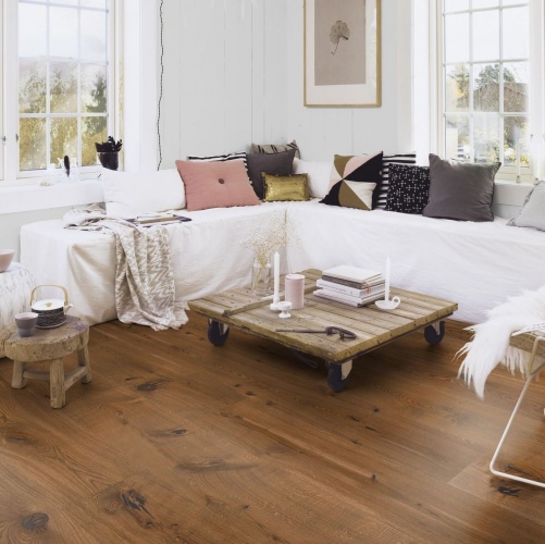 Инженерная доска Boen Chalet Antique Дуб Натур (Гладкая) 2000-4000х250 мм 2100410026 - Вид №7