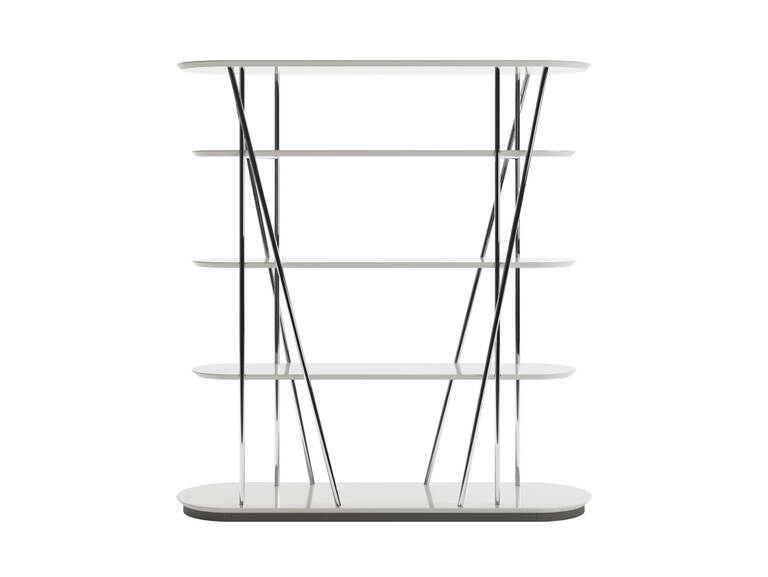 Деревянный двухсторонний самонесущий книжный шкаф CAPPELLINI MILLEPIEDI ARCH-00129199 - Вид №1