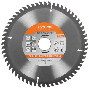 Диск пильный Sturm! 9020-210-30-60T 9111071