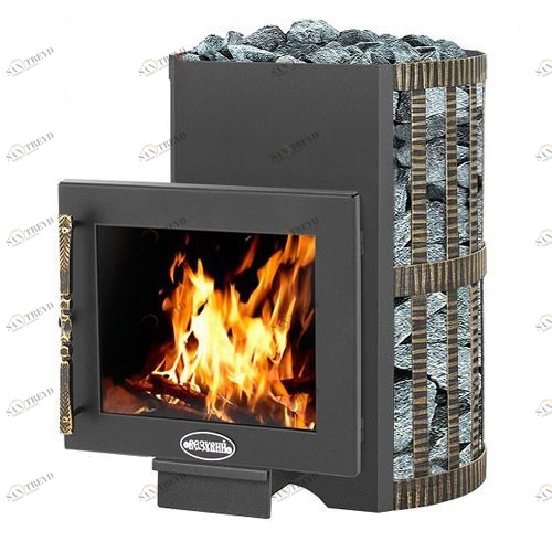 Печь для бани Везувий Скиф Ковка 22 Панорама 2016 3672