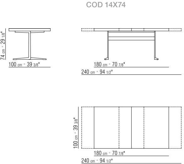 Flexform Прямоугольный деревянный стол Fly sun-id-1373450 - Вид №4