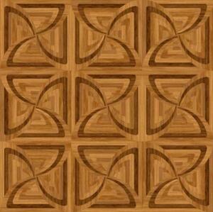 Художественный паркет Da Vinci Щитовой Со Вставкой Камня 26-008 Дуб (Гладкая) 500х500 мм.