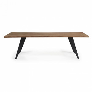 052238 Стол Nack 220x100 Черный, Античный Дуб La Forma Koda