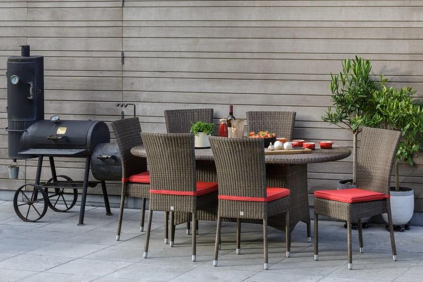 Kok Maison Овальный садовый стол из полиэтилена Résine fine sun-id-1456083 - Вид №2