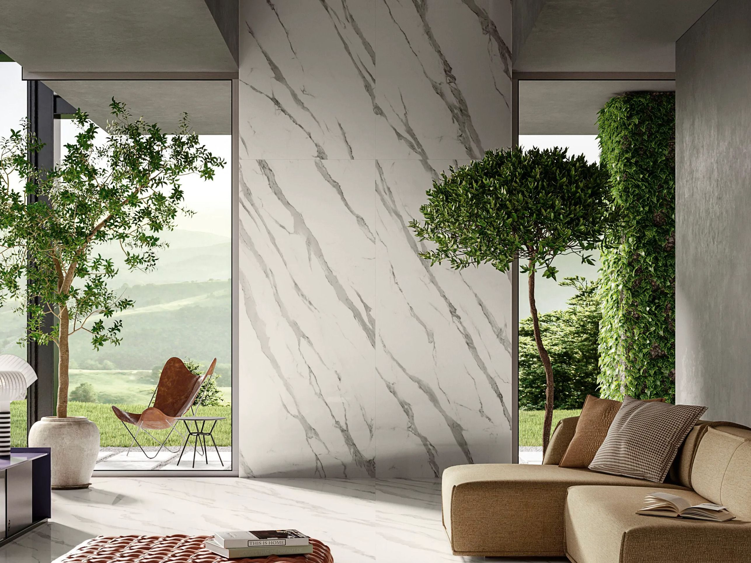 Пол / керамогранит с мраморным эффектом CERAMICA SANT'AGOSTINO Экстра ARCH-00048643 - Вид №1