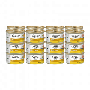 Т0028065*12 Корм для кошек Голд Паштет с курицей, банка 85 г (упаковка - 12 шт) Gourmet