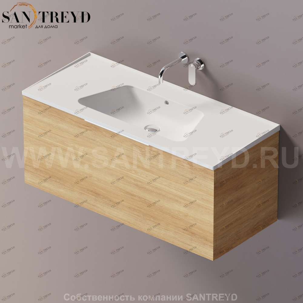 Flaminia BLOOM Тумба под раковину 120 см с 1 ящиком BBX945.WR Ceramica Flaminia