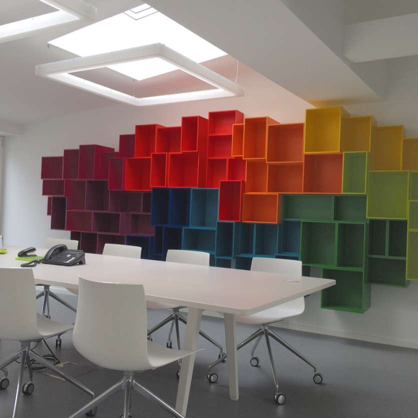 Настенный книжный шкаф Cubit by Mymito ARCH-00078978 - Вид №30