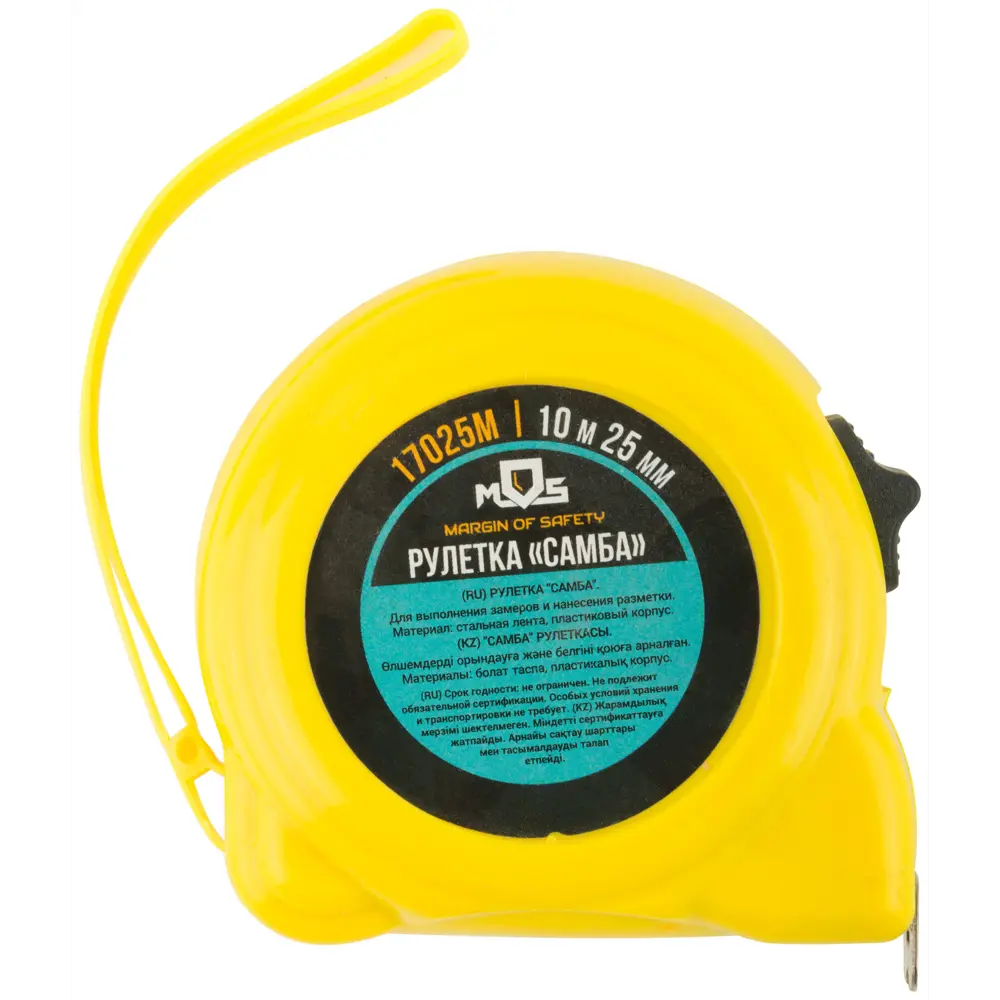 Рулетка Mos Самба, 10 м x 25 мм STLM-2043799 - Вид №1