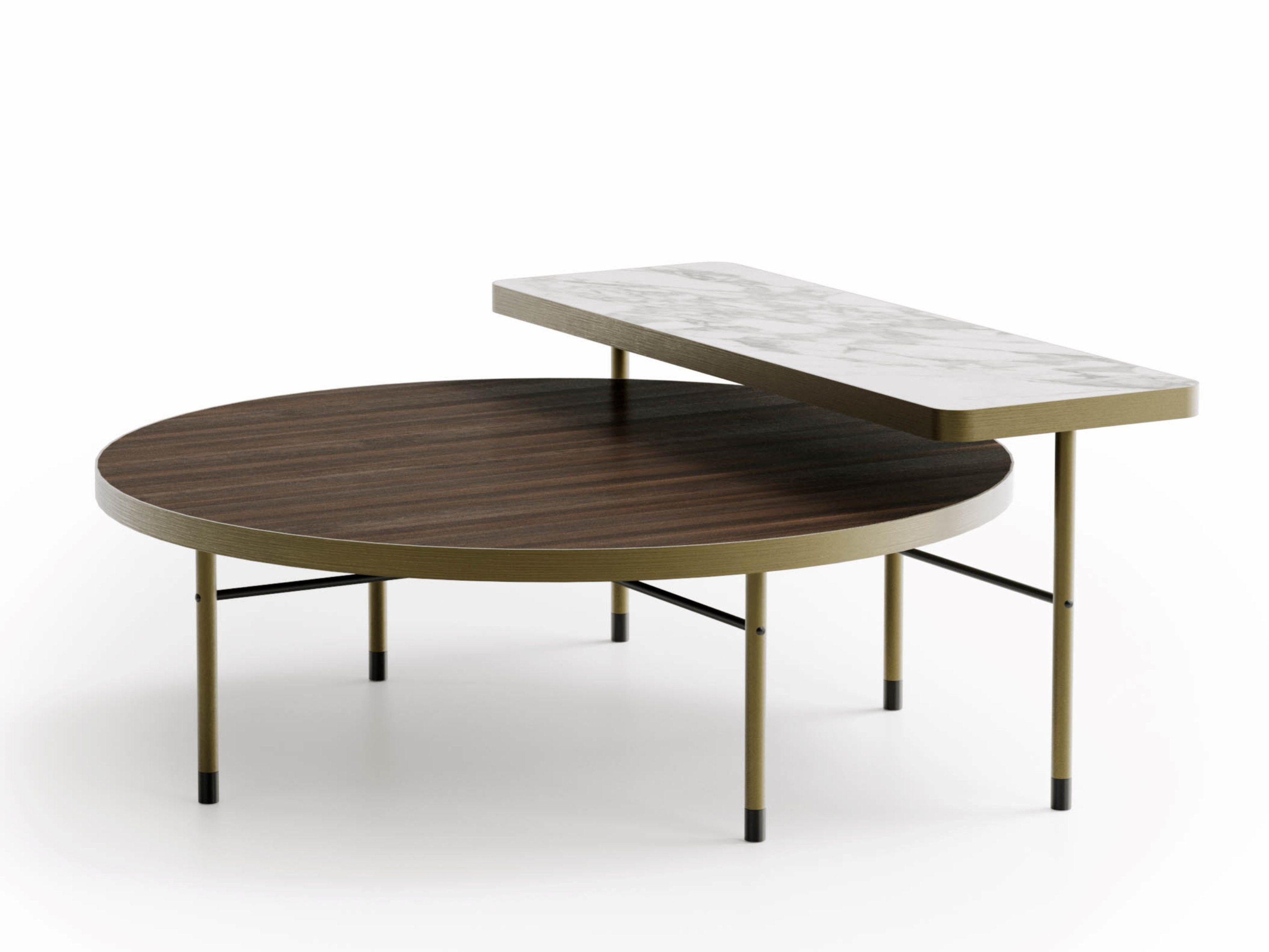 Журнальный столик из дерева и мрамора Capital Collection PARURE ARCH-00041719 - Вид №3