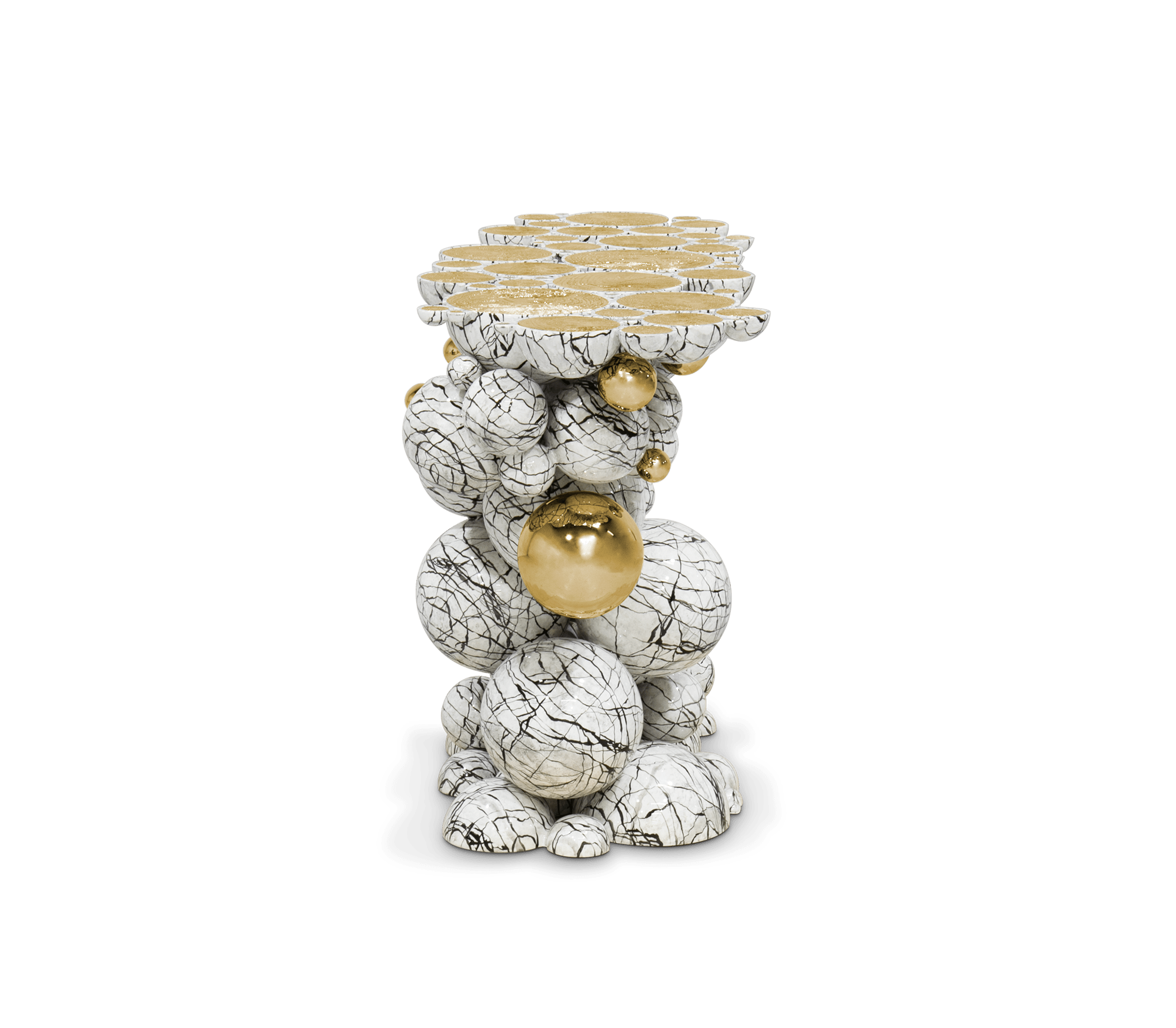 0-110 Консоль Newton из искусственного мрамора Boca Do Lobo  - Вид №3