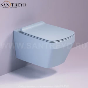 BB18TELAMATT Подвесной унитаз настенный Синий Simas Baden Baden Италия