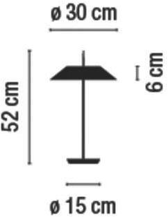 Vibia Настольная светодиодная лампа с диммером Mayfair 5500 - Вид №3