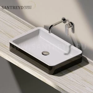 NL62ABICOLOR Накладная раковина под столешницу  прямоугольная Ceramica Flaminia Nile