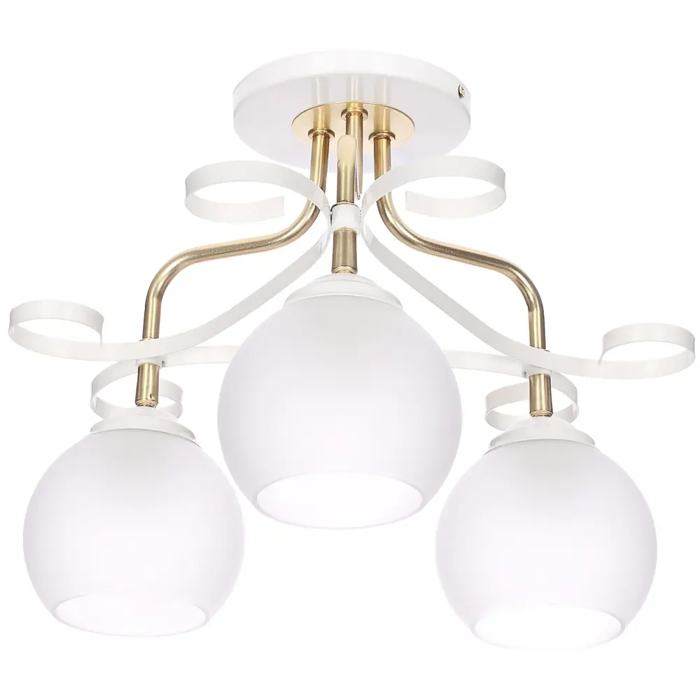 Люстра Принцесса 3хЕ27х60 Вт цвет белый СВЕТУС STLM-2055242