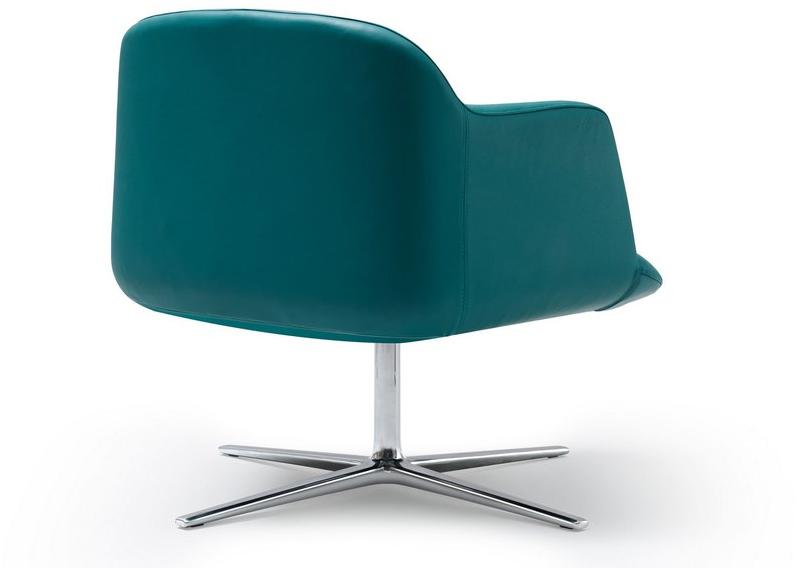 Quinti Sedute Кожаное кресло на 4-х спицах с подлокотниками по контракту Deep sun-id-1415224 - Вид №2