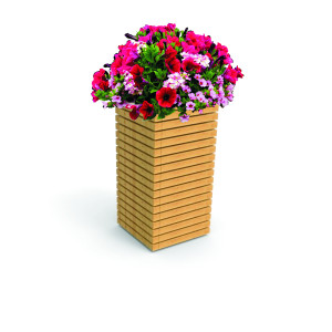 TOKB01.01.01-MS.TR Кашпо ТОРОС Башня, цветочница LAB.Space