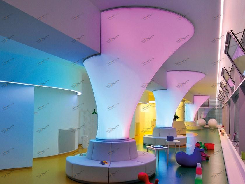 BARRISOL Натяжная стена из пластика с подсветкой для интерьера sun-id-1352795