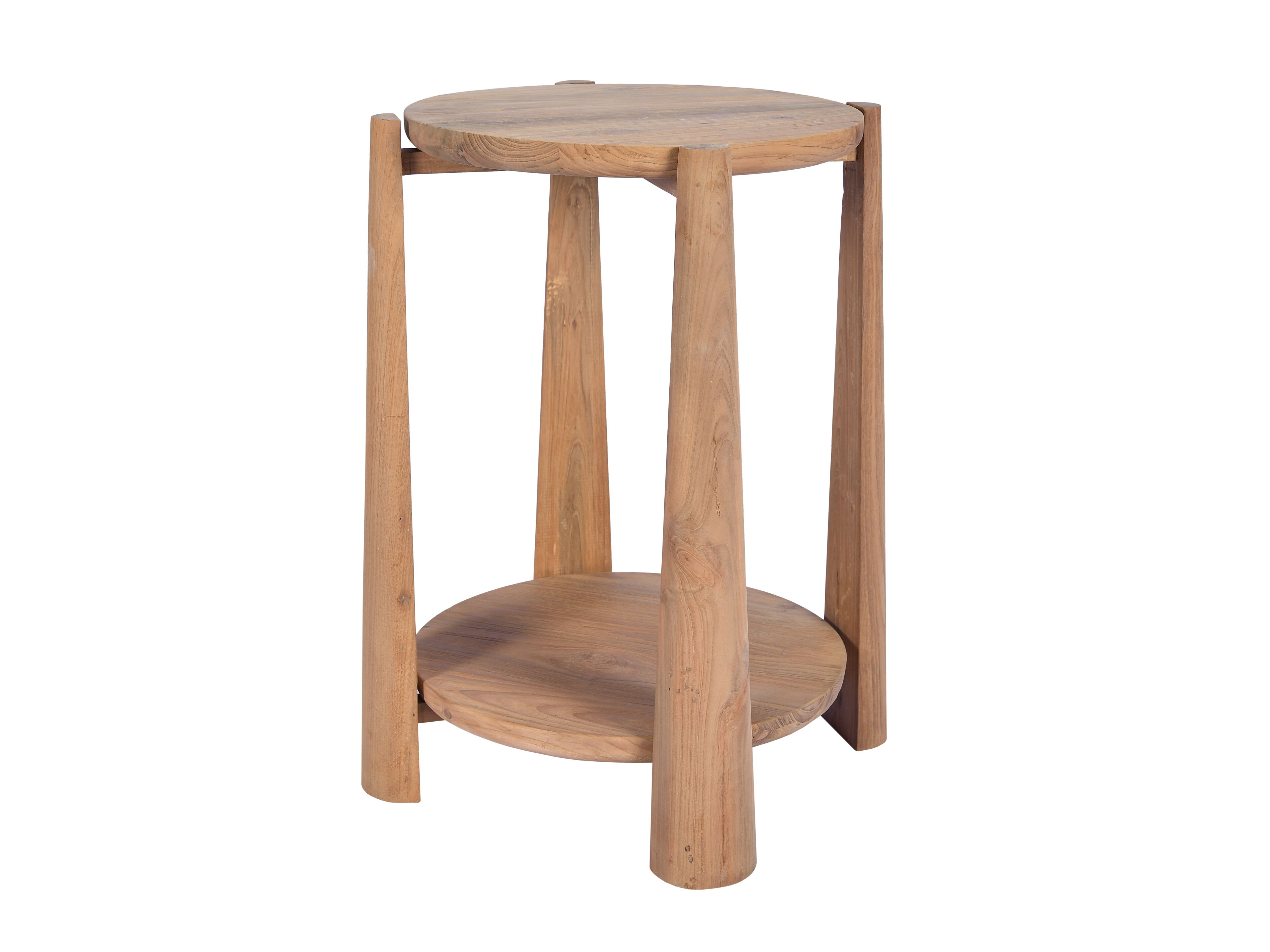 Высокий садовый стол из тикового дерева cbdesign Moires ARCH-00037065 - Вид №1