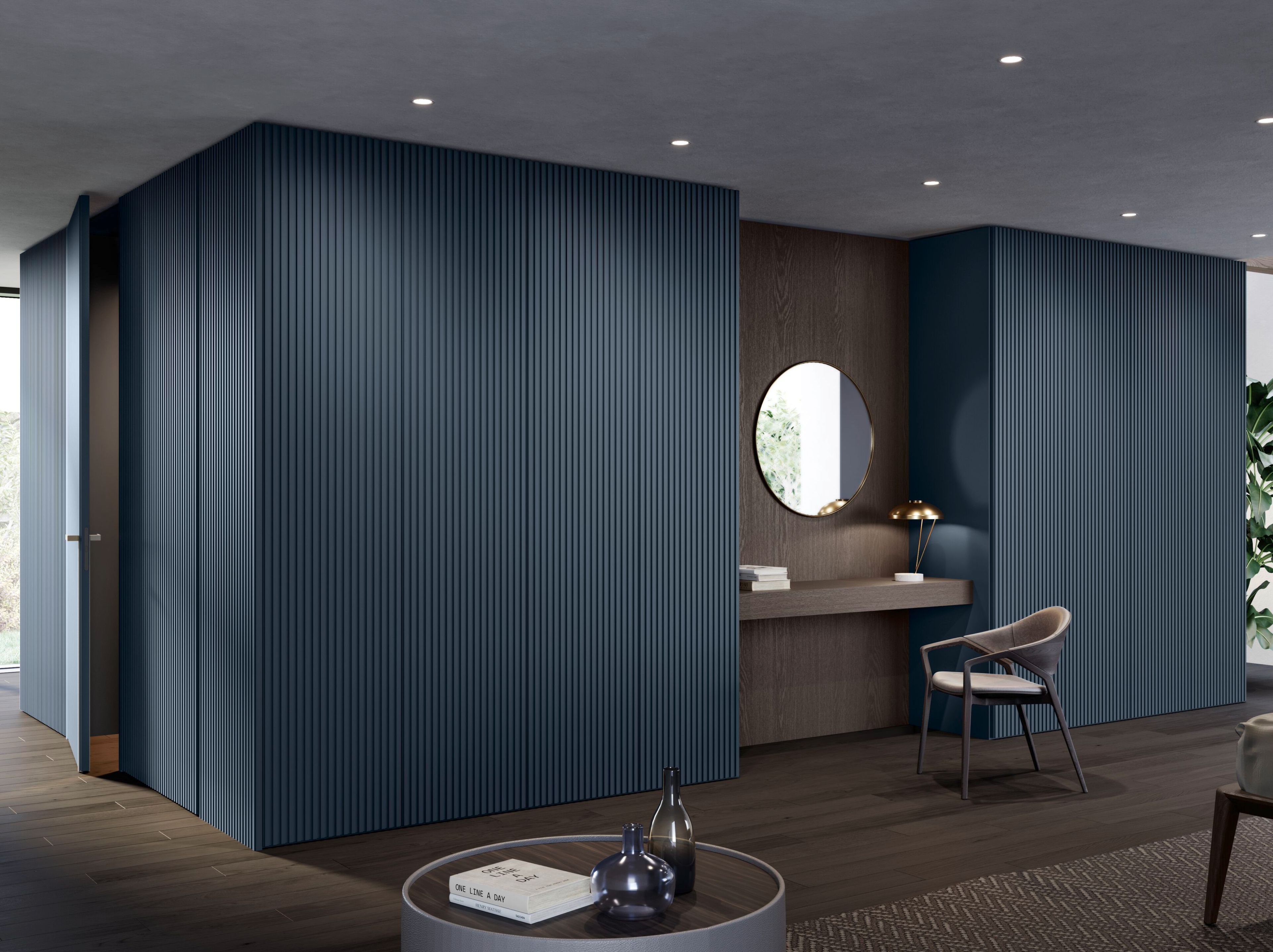 Деревянный настенный секционный шкаф Olivieri STYLE ARCH-00058399