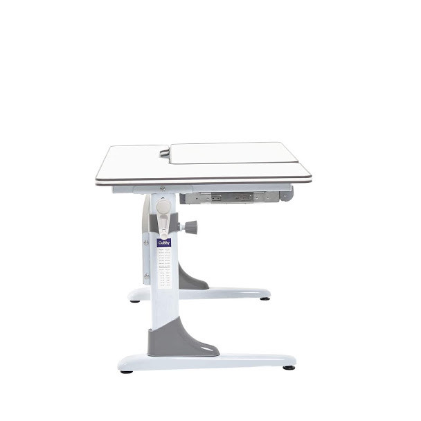 Парта растущая детская с выдвижным пеналом серая Grato Grey Cubby FUNDESK  00-3948623 Белый;серый Santreyd  - Вид №3