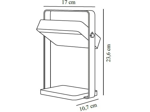 Алюминиевая и пластиковая наружная настольная лампа Nordlux Saulio ARCH-00029769 - Вид №13