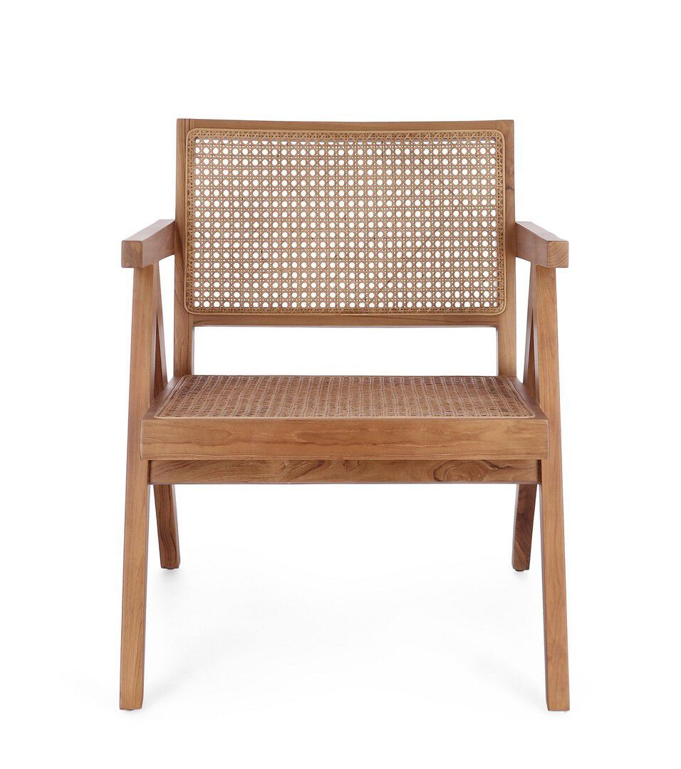 Венское кресло из тика и соломы с подлокотниками BIZZOTTO GALIA ARCH-00080717 - Вид №20