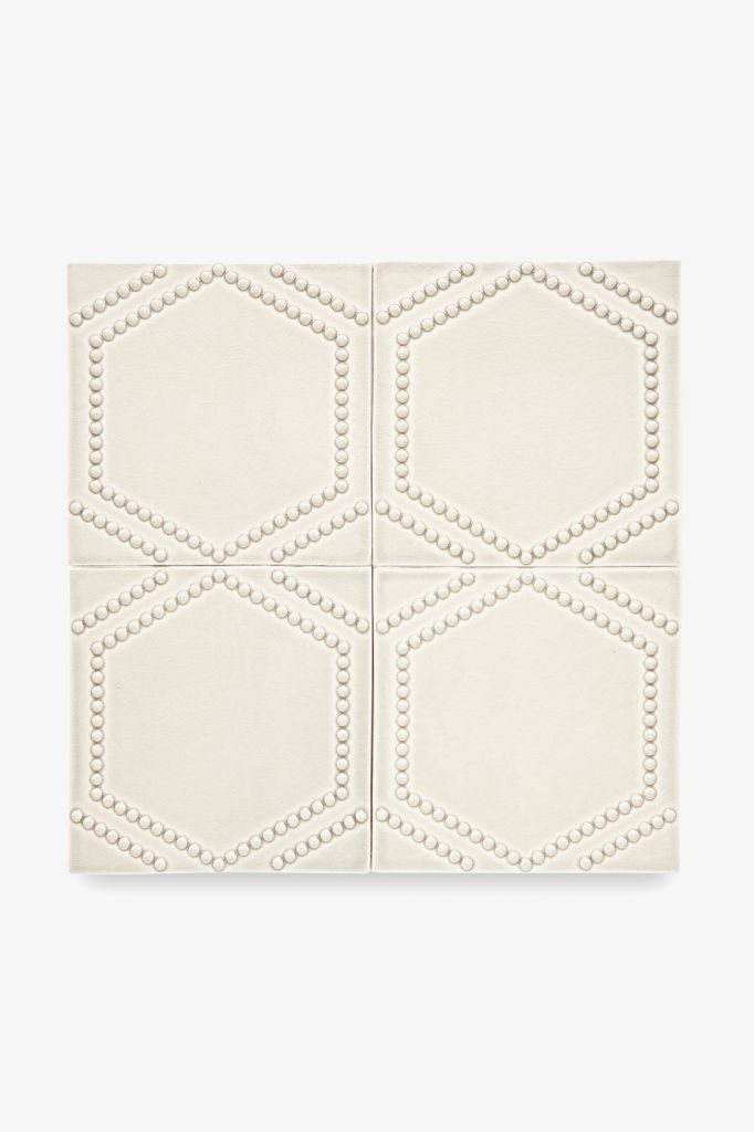 ARDFH1 Декоративная плитка для поля Architectonics Handmade Boss Hexad Petite 6 дюймов x 6 дюймов Waterworks 