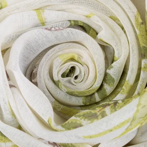 Тюль «Бабочки» 280 см цвет бежевый