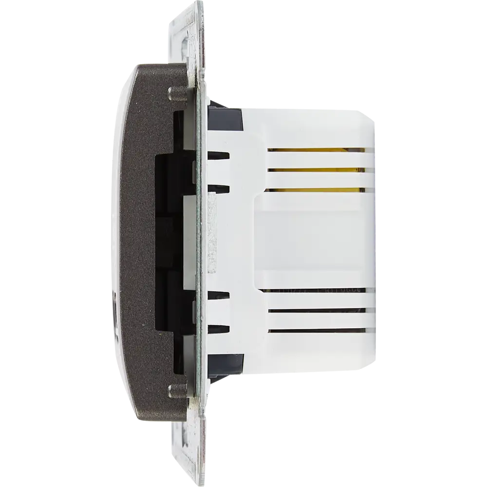 Розетка USB A+С встраиваемая Systeme Electric Glossa цвет графит STLM-2042636 - Вид №2