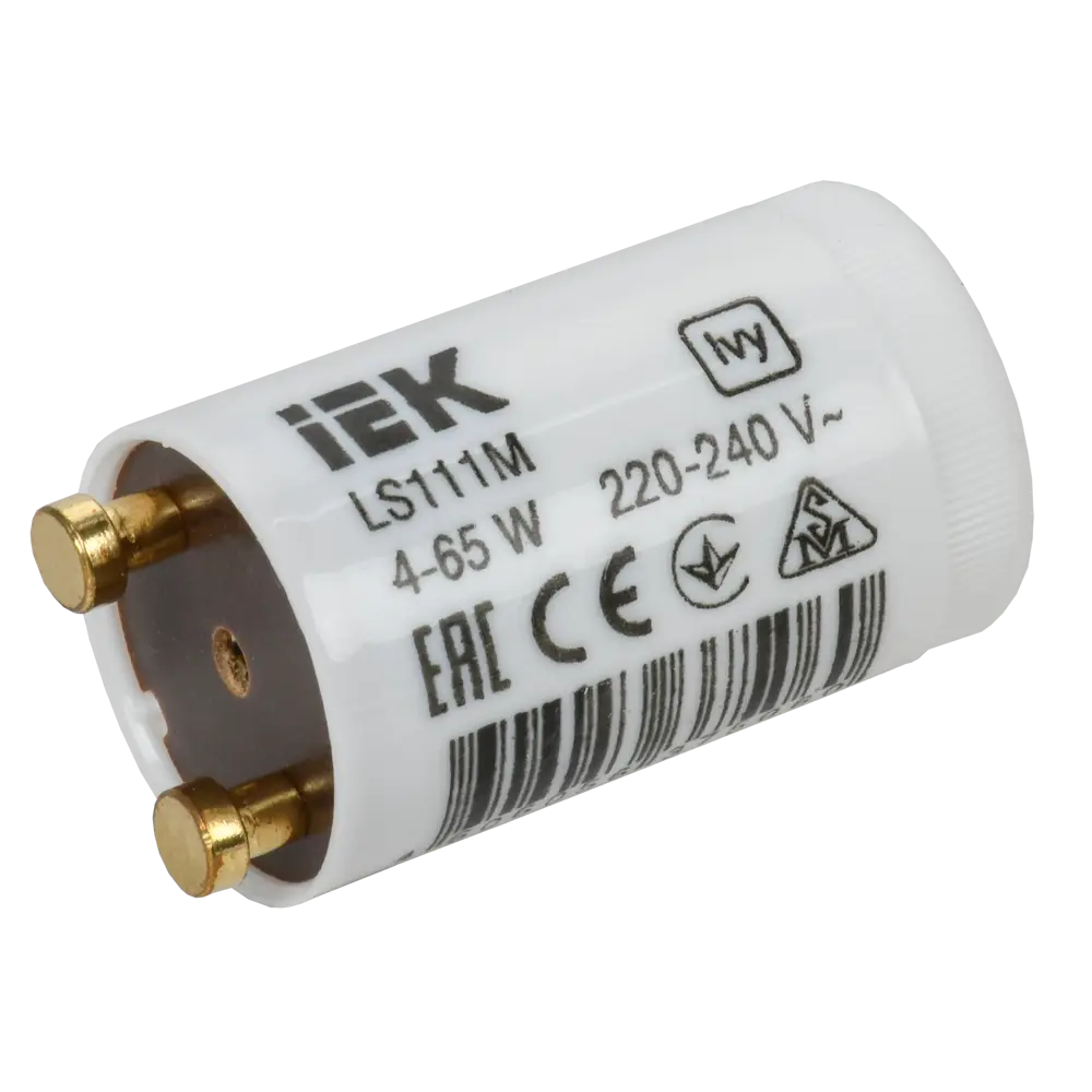 Стартер IEK LS111M 4-65 Вт 220-240 В пластик STLM-2010763