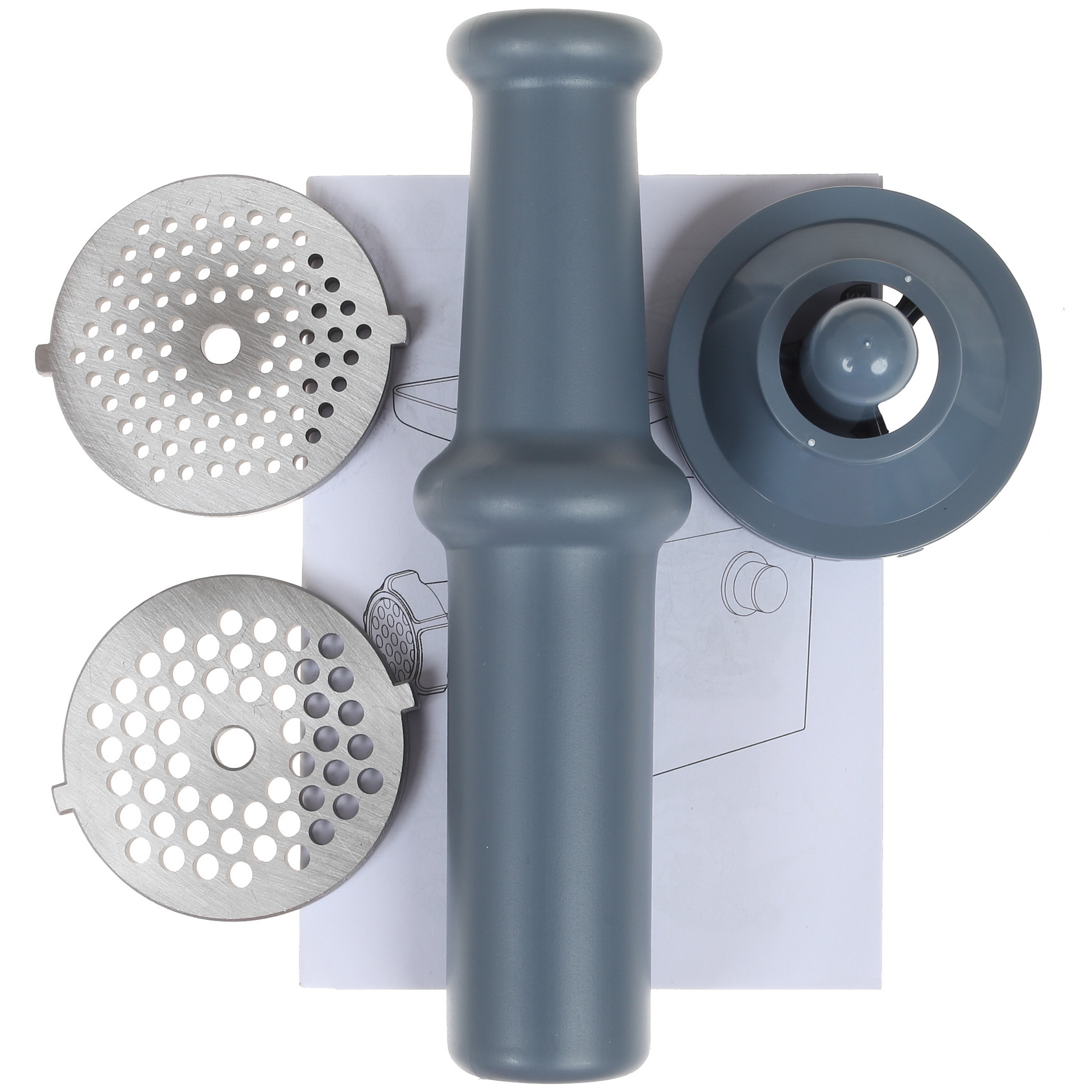 1246104 Мясорубка электрическая Moulinex HV10 ME858D32 серый STDN-0130441 - Вид №8