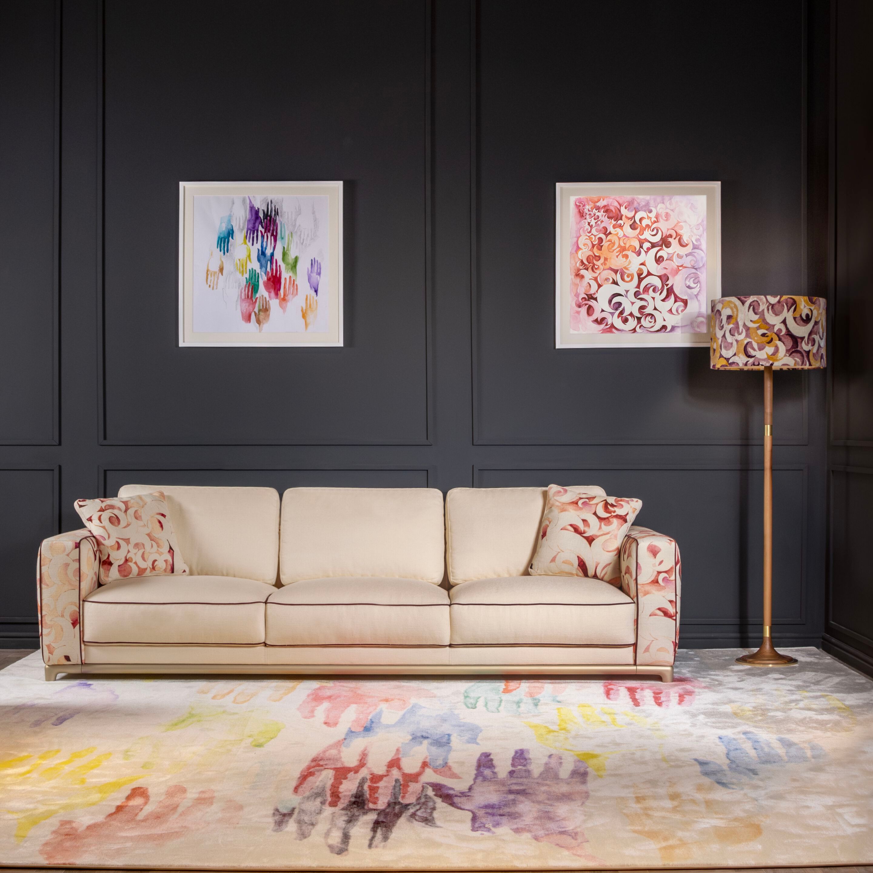 Торшер с бархатным абажуром Formitalia Partagas ARCH-00118732 - Вид №3