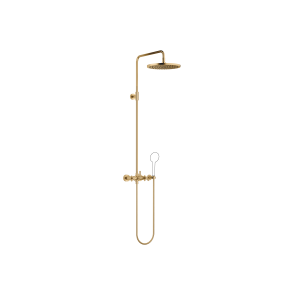 TARA Showerpipe без ручного душа 300 мм - Матовая дюрабрасс (23-каратное золото)
