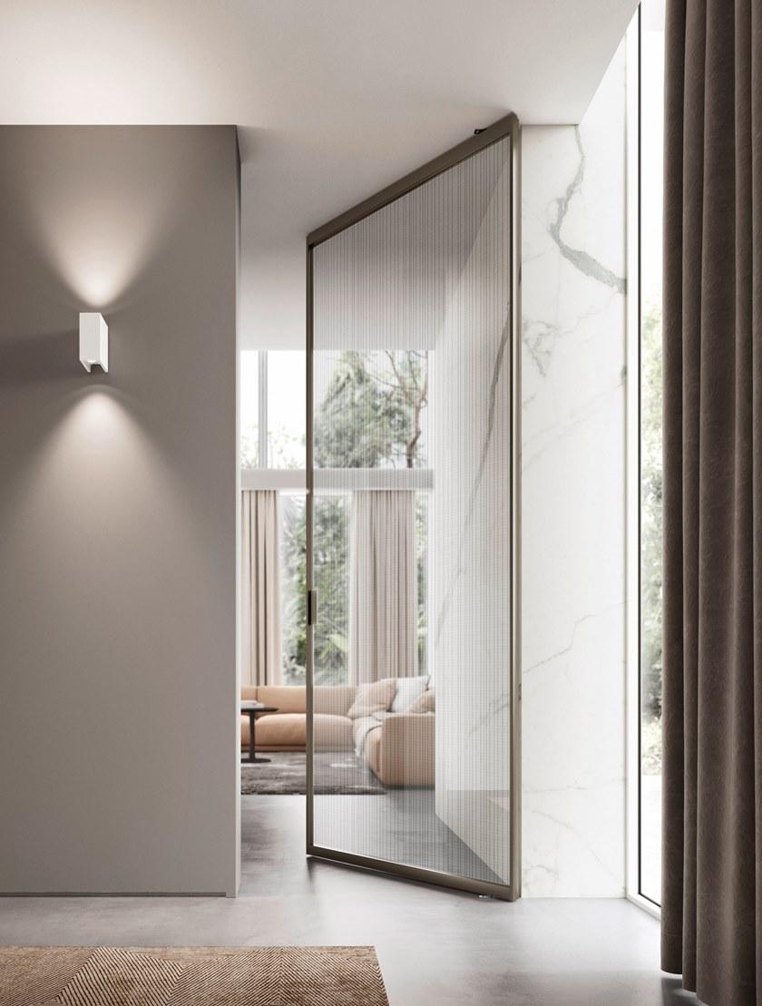 BLUINTERNI Поворотная стеклянная дверь Quadro-bilico sun-id-1478297 - Вид №1