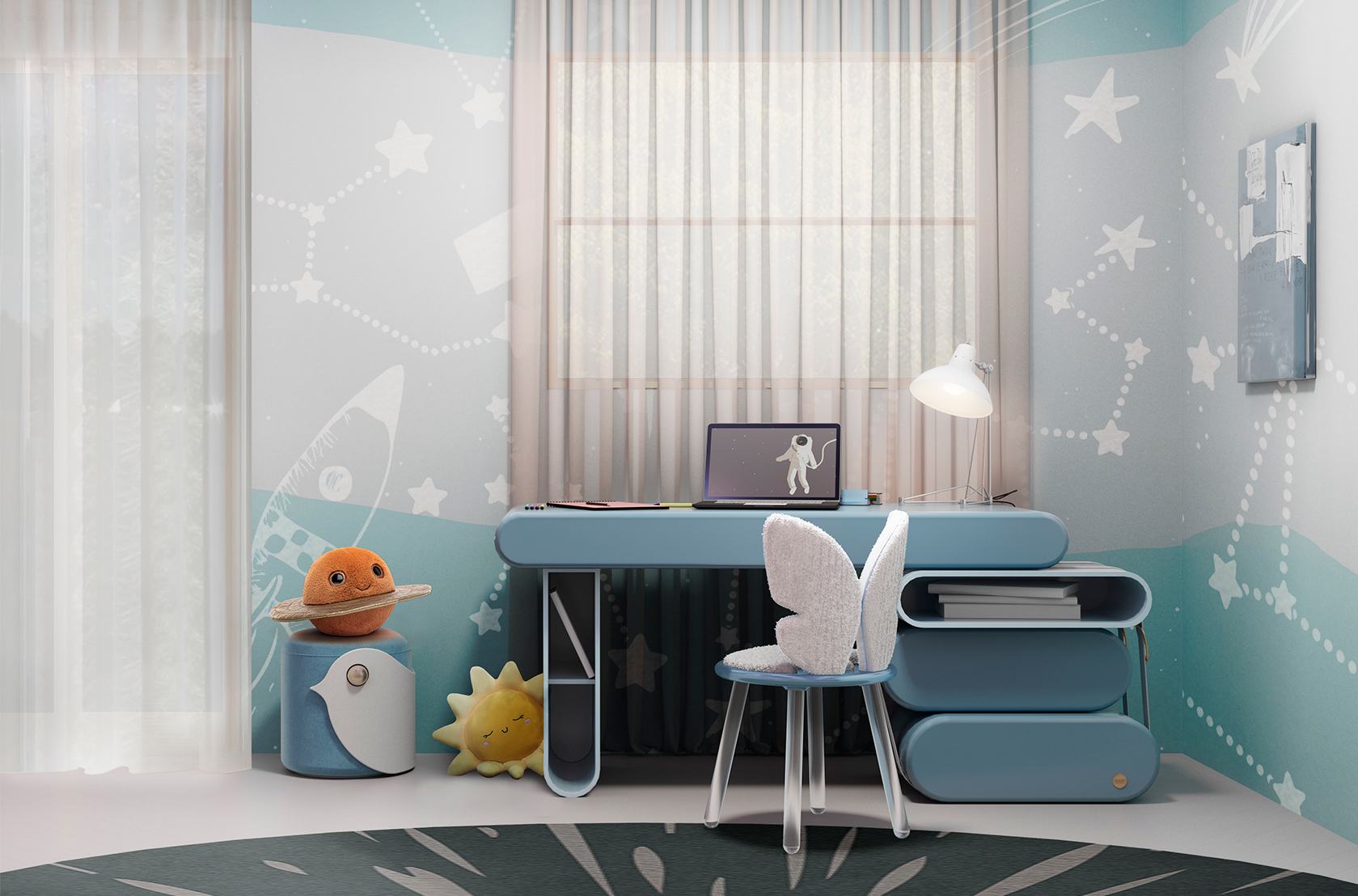 CIST486 Детский письменный стол Мечтать Circu  - Вид №14