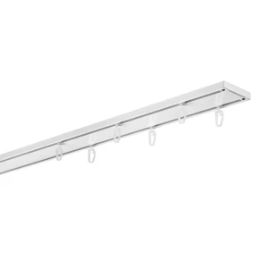 Шинный карниз в наборе двухрядный Atlant 240 см металл белый