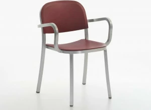 Emeco Стул из полипропилена штабелируемый с подлокотниками 1 inch