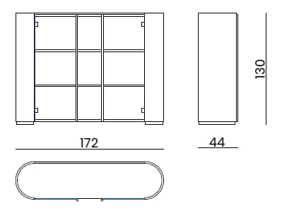 Деревянная витрина Bizzotto Italia Atmosphera ARCH-00077748 - Вид №3