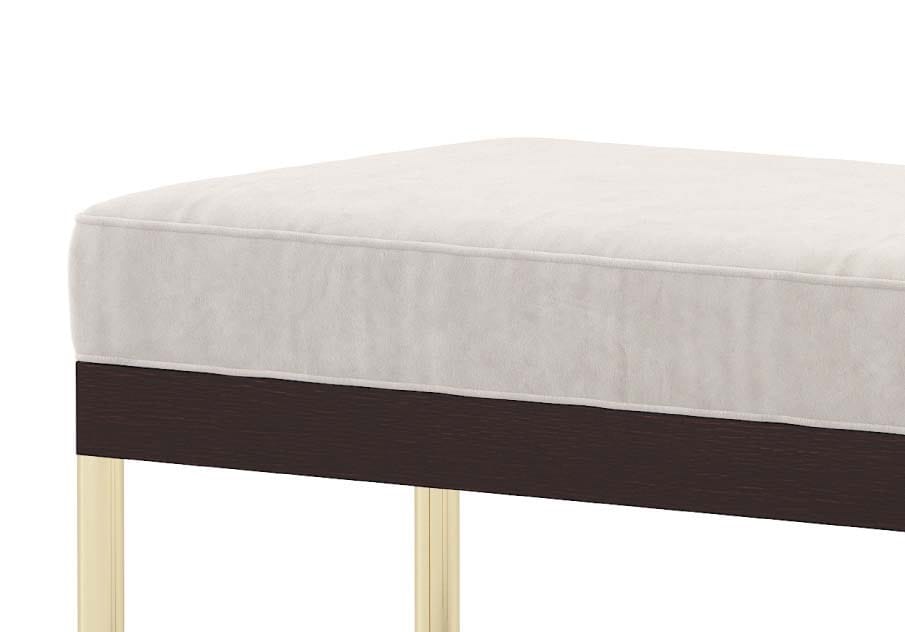 Прямоугольный бархатный пуф Stylish Club His &amp ARCH-00102253 - Вид №2