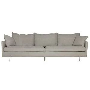 Диван Julia, четырехместный, светло-серый