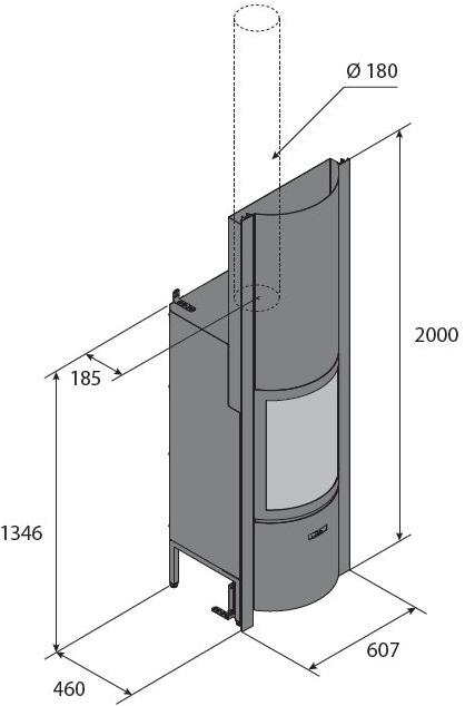 Stûv Вращающаяся дровяная печь из стали Stûv 30 sun-id-1463146 - Вид №2
