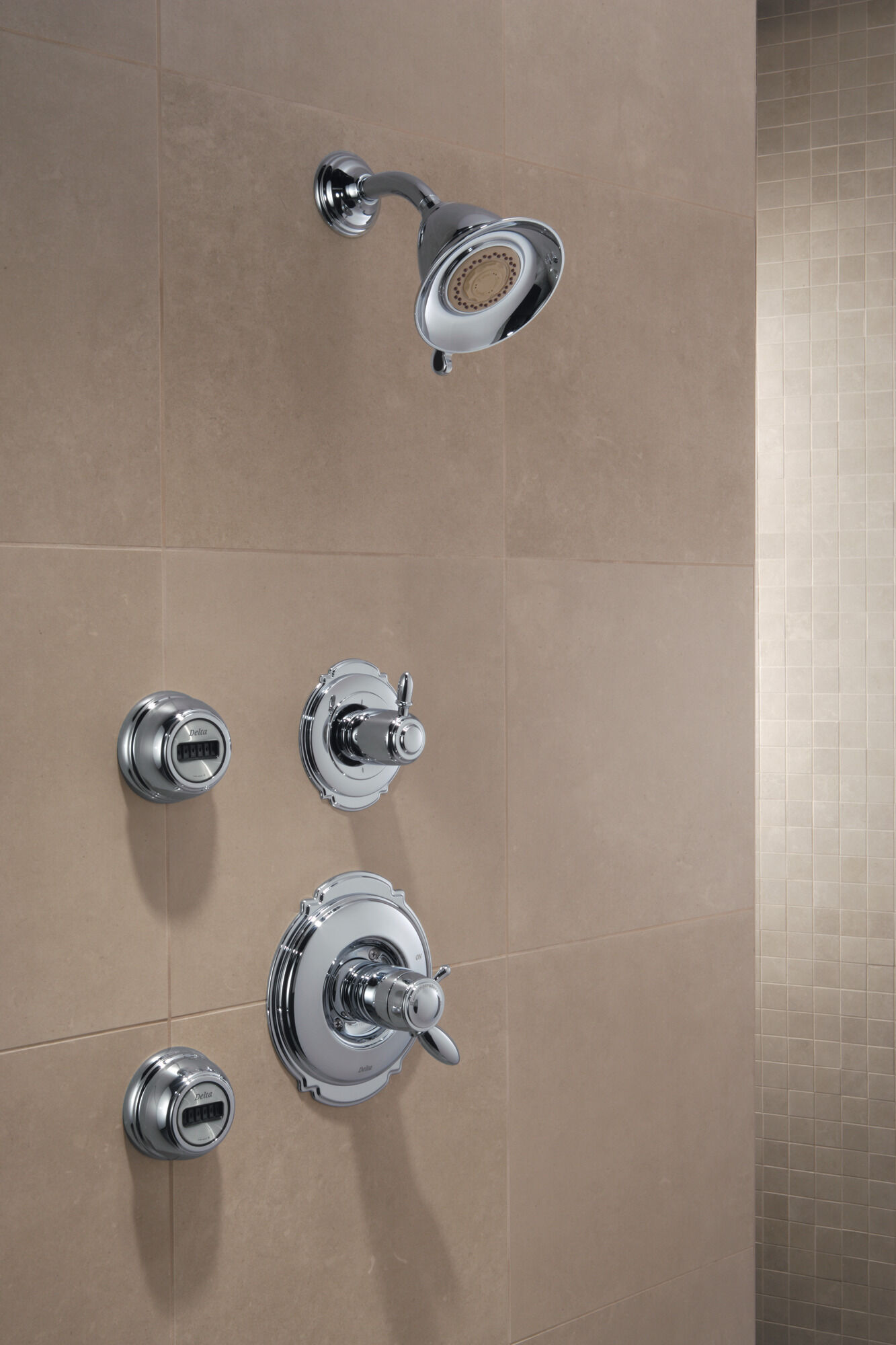 T11855-SS 3-позиционная регулировка 2-портового дивертора Delta Faucet Victorian Нержавеющая сталь - Вид №1