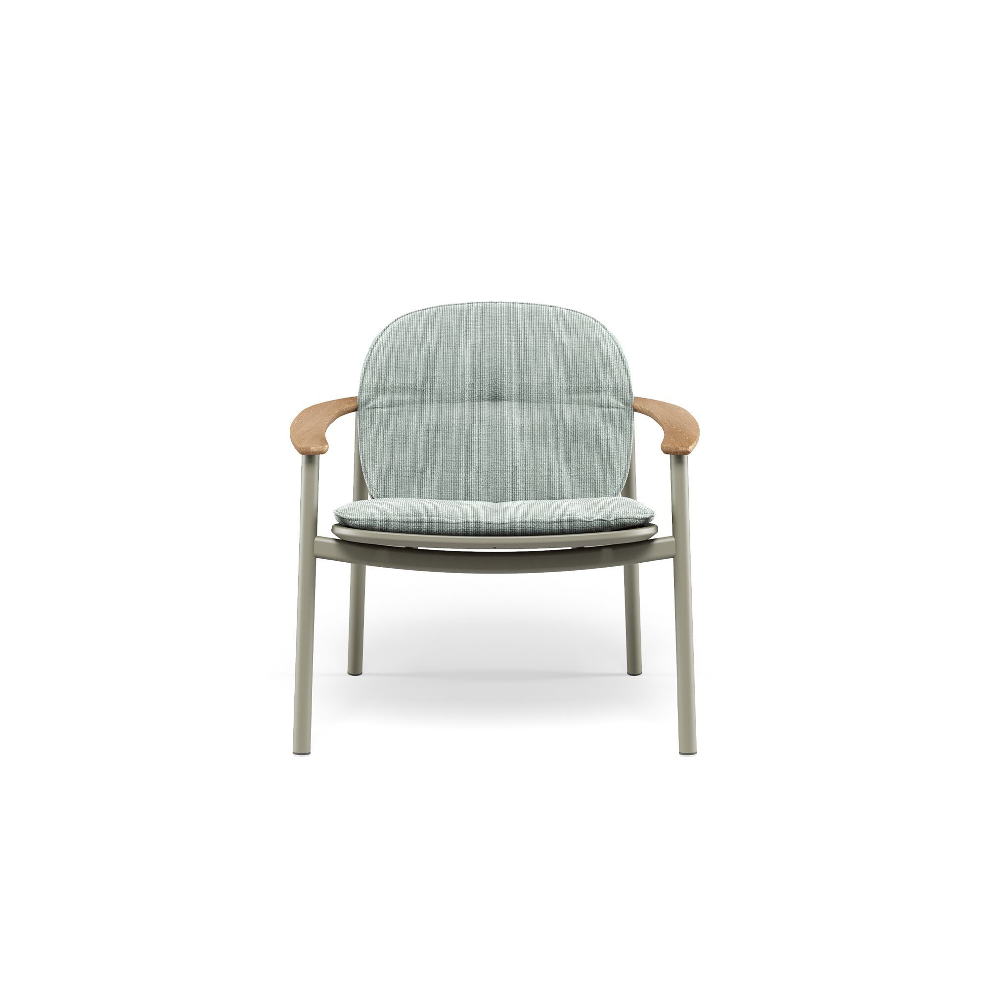 Садовое кресло из тикового дерева с подлокотниками emu Twins ARCH-00011014