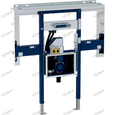 GEBERIT 111.071.00.1 Инсталляция Geberit Duofix для раковины Geberit ONE и встраиваемого в стену смесителя Geberit ONE, по высоте помещения, с внутристенным поворотным сифоном, с внутристенным Clou 