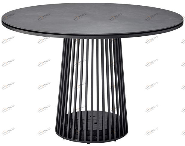 solpuri Круглый садовый стол из HPL Grid sun-id-1348668