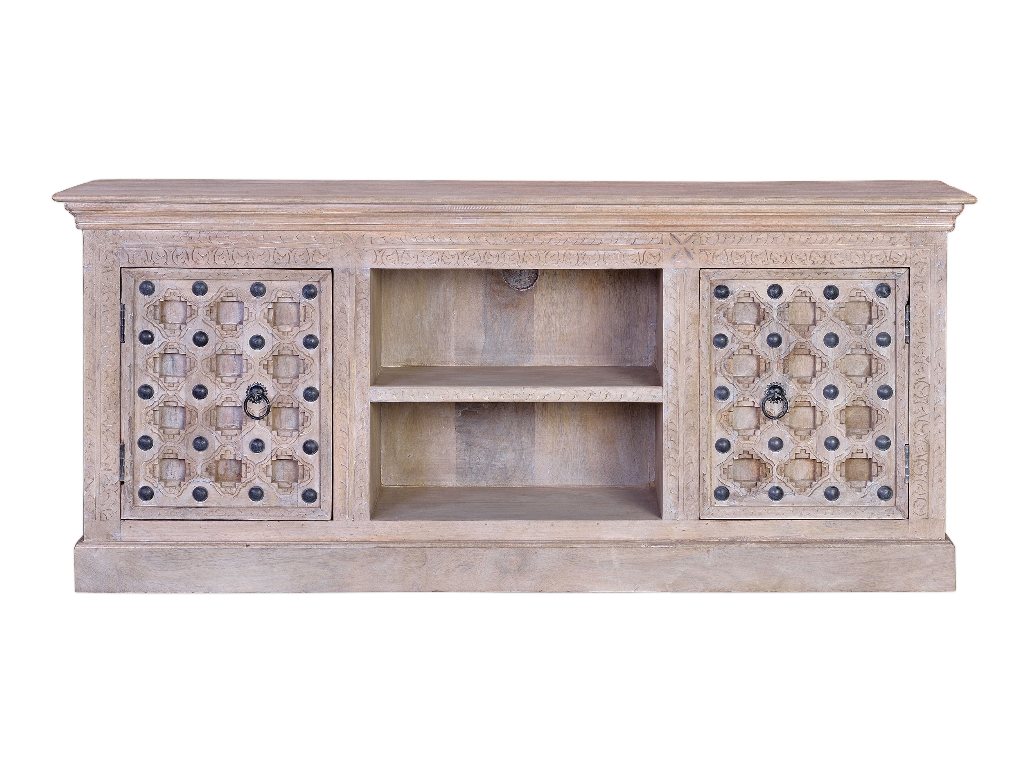 Шкаф для телевизора mango с распашными дверцами Giner y Colomer Bakhra Natural ARCH-00097316