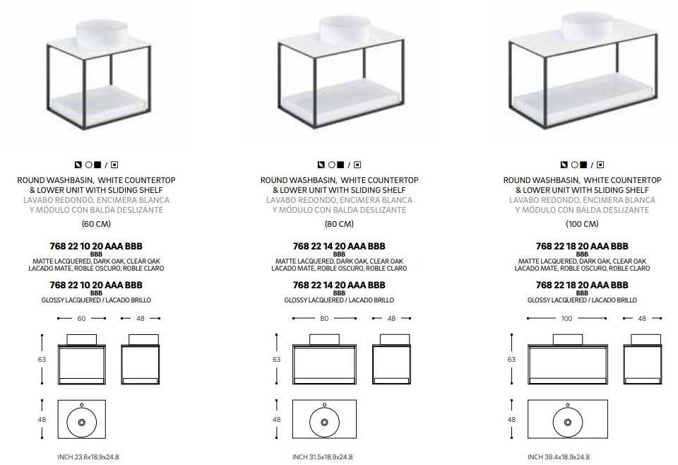 Cosmic Подвесная тумба под умывальник The grid evo sun-id-1361786 - Вид №4
