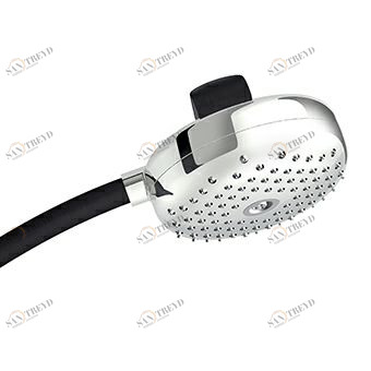 Z94750 Водяные конфеты, ручной душ для массажа тела, с 3 струями: импульсной, дождевой, комбинированной. Силиконовый ремешок на спине для ручки. Мягкие силиконовые насадки. Шланг из ПВХ с переходником & frac12; '' и переходником для стандартных и скользящ Zucchetti 